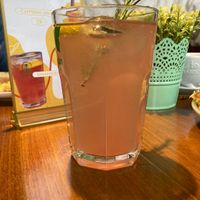 Raspberry- basil lemonade (summer special)  at Katzentempel - Nürnberg in Nuremberg