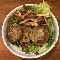Knödel mit Pilzen at Katzentempel - Nürnberg in Nuremberg