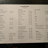 Menu! at Vegano Hooligano Gourmet in Kyiv