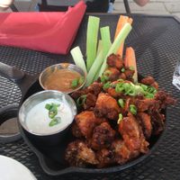 buffalo cauliflower bites (aka heaven) at Duino Duende in Burlington