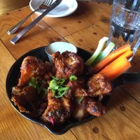 Cauliflower bites :) at Duino Duende in Burlington