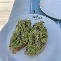 Avocado toast! 🥑  at Rachel's Eco Love Organic Food in Marbella