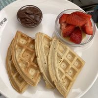 The Waffle  at Rachel's Eco Love Organic Food in Marbella