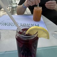 Better juice and Welcome to Marbella juice  at Rachel's Eco Love Organic Food in Marbella