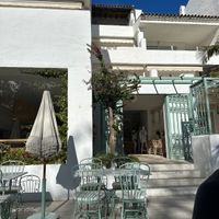 Patio  at Rachel's Eco Love Organic Food in Marbella