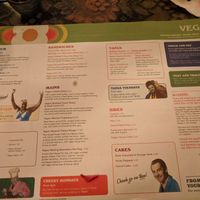 Vegan menu at Molo Lounge in Southend-on-sea