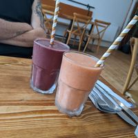 Vegan smoothies at The Squeeze in Southend-on-sea