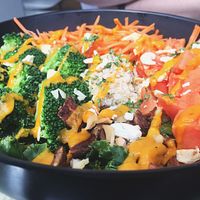 Sunrise in Phuket salad  at Root Pop in Beijing