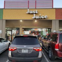 Outside at Just Juice in Houston