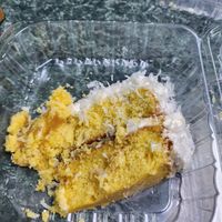 Pineapple coconut cake at Just Juice in Houston