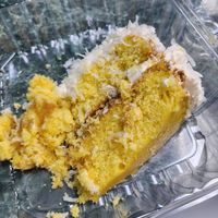 Pineapple coconut cake at Just Juice in Houston