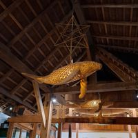 Very stylish & cozy furnishings at Drifter Surf Shop & Cafe in Pecatu