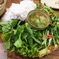 bun cha at Thien Tra Dao in Hanoi