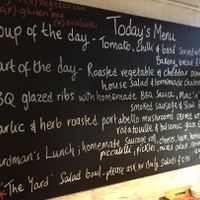 Typical day's menu at The Yard Kitchen in Penrith