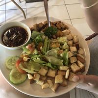 Tofu tempeh salad  at Tulasi Vegetarian in Ubud