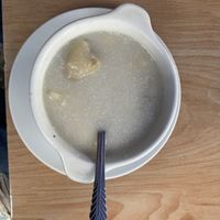 Kolak (warm coconut milk based dessert).  at Tulasi Vegetarian in Ubud