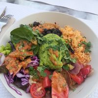 Mexican bowl at Veggie Cafe in Albufeira
