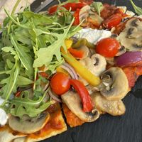 Pizza  at Veggie Cafe in Albufeira