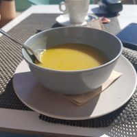 Leek soup at Veggie Cafe in Albufeira