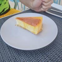 Orange cheesecake at Veggie Cafe in Albufeira