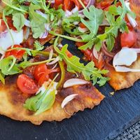 Pizza at Veggie Cafe in Albufeira