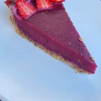 Summer fruit pie at Veggie Cafe in Albufeira
