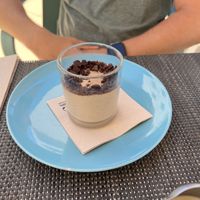 Choc/Hazelnut mousse   at Veggie Cafe in Albufeira