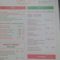 Menu 1 at Veggie Cafe in Albufeira
