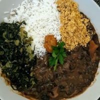Portuguese dish made veggie   at Veggie Cafe in Albufeira
