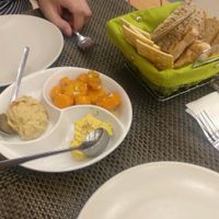 paté with toast at Veggie Cafe in Albufeira