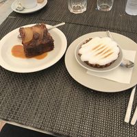 Apple Cake and Lemon Pie at Veggie Cafe.  at Veggie Cafe in Albufeira