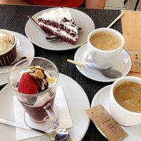 Coffee & desserts  at Veggie Cafe in Albufeira