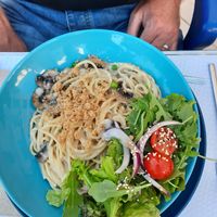 Carbonara at Veggie Cafe in Albufeira