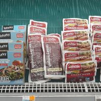 vegan chick'n, tempeh, hot dogs at Cook's Natural Market and Cafe in Rogers