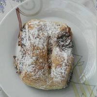 With nuts at Pekarna Sveti Petar in Supetar