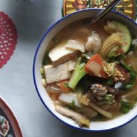 Veggie soup at Anyetsang's Little Tibet Restaurant in Bloomington