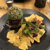 Vegan fun burger  at The Avocado Show - Stalpertstraat in Amsterdam