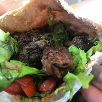 Spelt pita at Blueberry Cafe in Newark