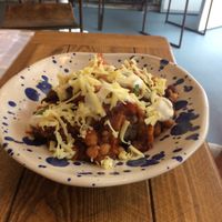 'Loaded Jacket' (Guacamole swapped for grated vegan cheese). Don't look at me that way, my dad ordered it without Guac! at Humblest of Pleasures in Hebden Bridge