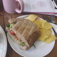 TLT half a sandwich :) at Humblest of Pleasures in Hebden Bridge