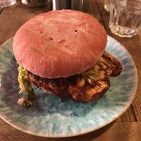 Korean cauliflower burger at Humblest of Pleasures in Hebden Bridge