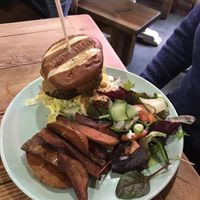 Chik’n Burger  at Humblest of Pleasures in Hebden Bridge