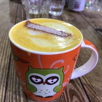 Turmeric Ginger Latte  at Humblest of Pleasures in Hebden Bridge