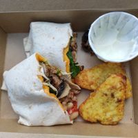 Breakfast burrito- 10/10 at Humblest of Pleasures in Hebden Bridge