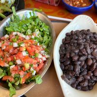 Fajita sides at Red Mesa Grill in Boyne City