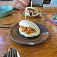Vegan jackfruit bao bun at Bangpop in Melbourne