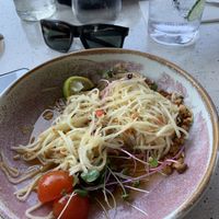 Papaya salad. Delicious ! at Bangpop in Melbourne