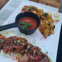 Seitan steak at A Casa Leca in Ajaccio