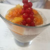 vegan chia pudding at A Casa Leca in Ajaccio
