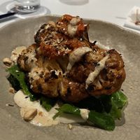Harissa cauliflower (seasonal set menu main)   at Oxo Tower Restaurant in South East London